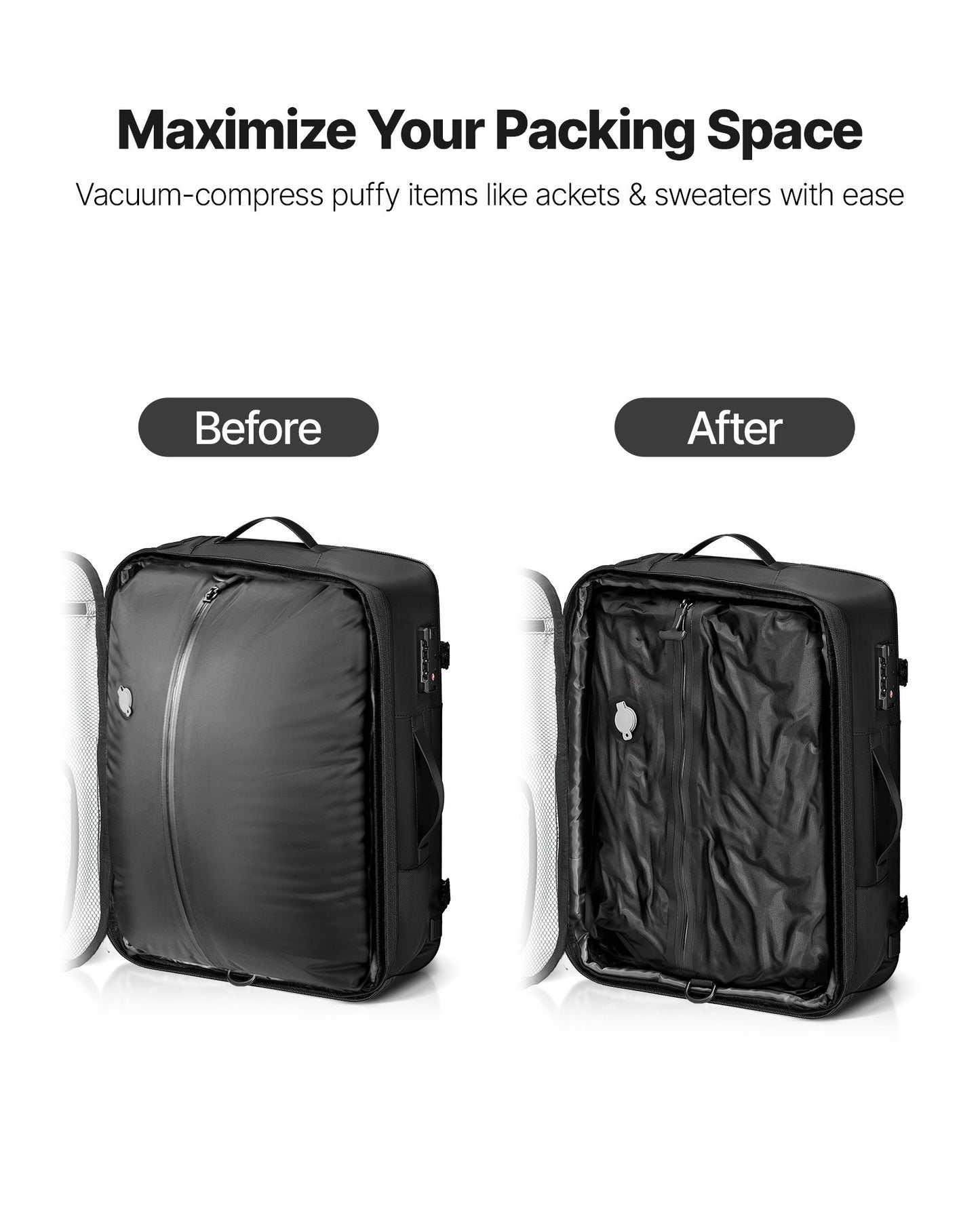 Vacuum Travel Backpack,