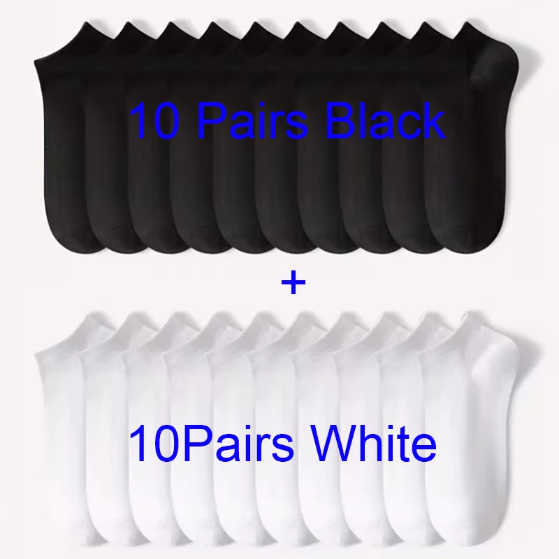 5/10-Pack Unisex Comfort-Fit Ankle Socks – Breathable & Lightweight for Sports & Daily Wear
