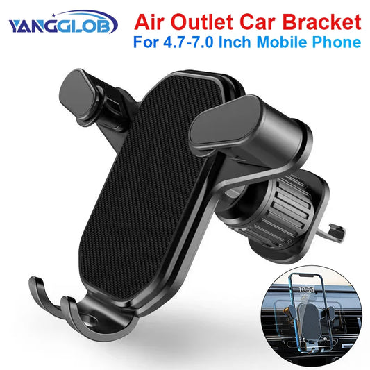 Car Phone Holder Stand Air Vent Gravity Car Mount GPS Smartphone Mobile Cell Support In Car Bracket for iPhone Samsung Xiaomi LG