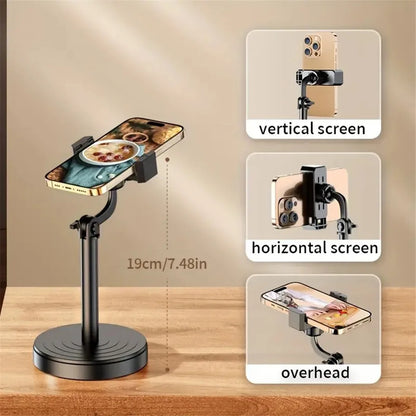 Multifunc Desktop Lazy Cell Phone Holder Tablet Live Broadcast Bracket Adjustable Extension Support Bracket Broadcast for Phone