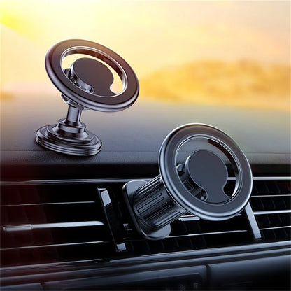 Magnetic Car Phone Holder Stand – Magsafe Compatible Dashboard & Air Vent Mount
