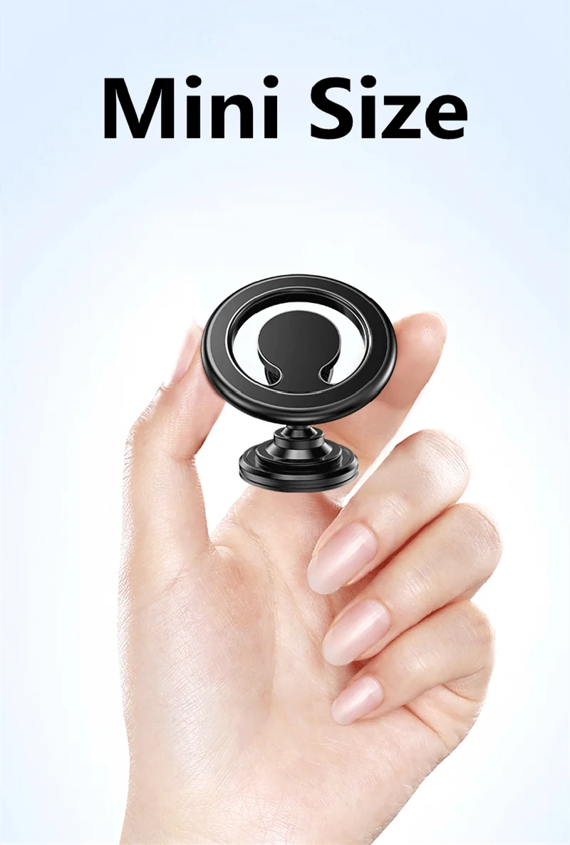 Magnetic Car Phone Holder Stand – Magsafe Compatible Dashboard & Air Vent Mount