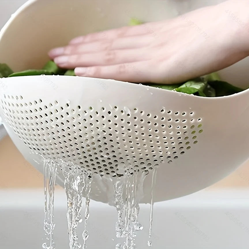 Rice Drainage Basket – Multi-Purpose Fruit & Vegetable Strainer