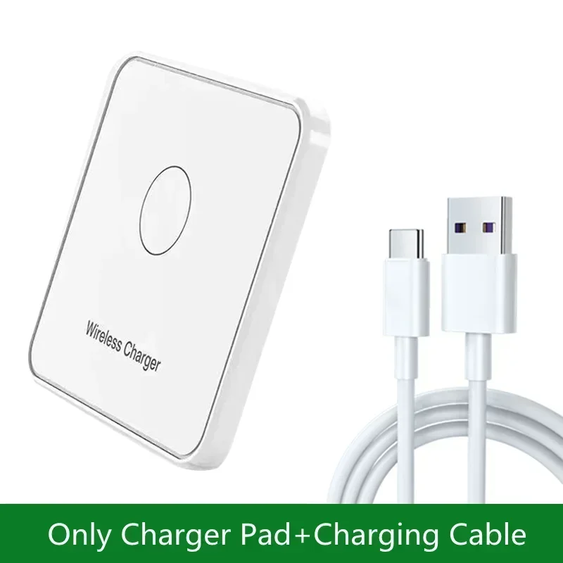 30W Wireless Charger Pad Stand Desktop Ultra-thin Mobile Phone For iPhone 15 14 13 12 Samsung Xiaomi Fast Charging Dock Station