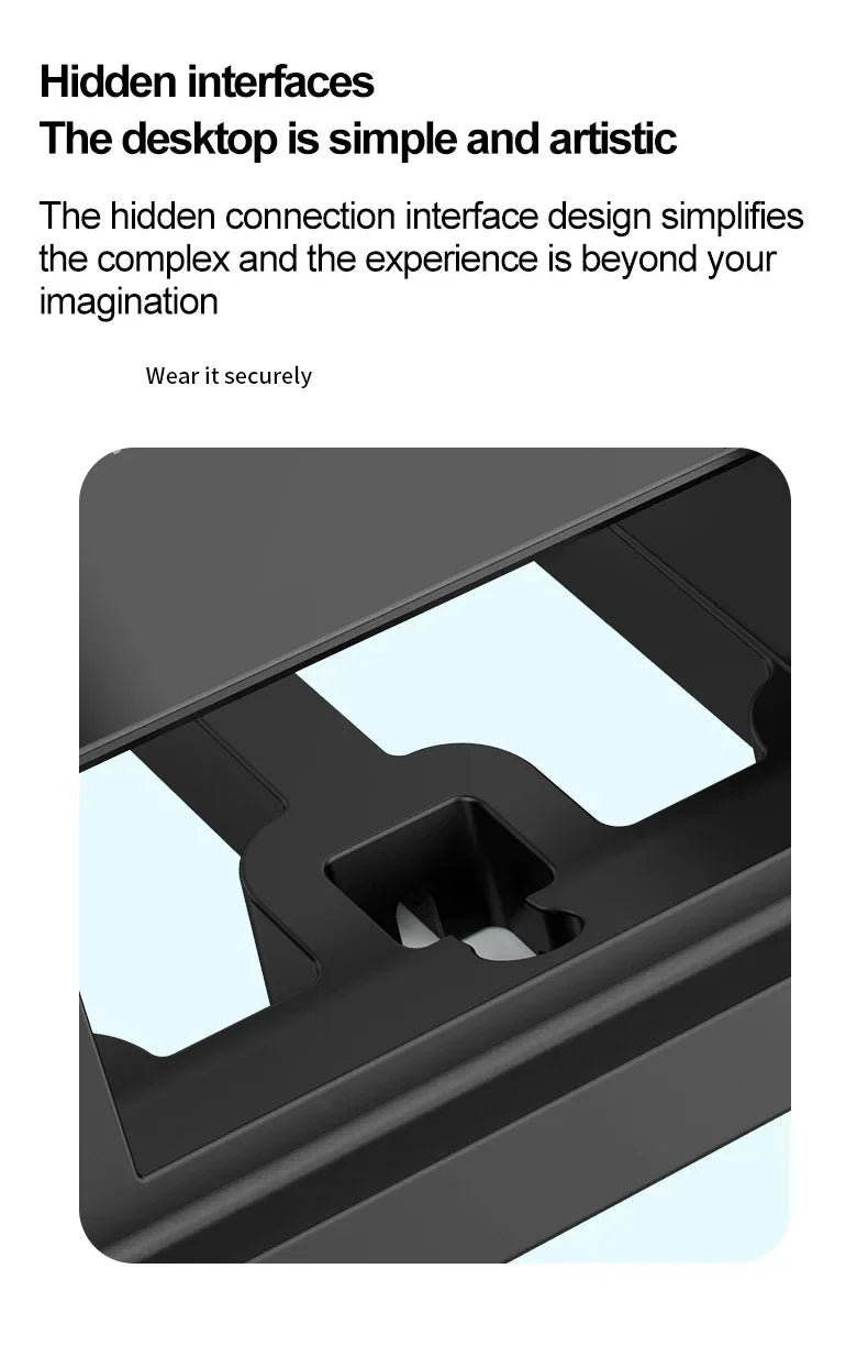 30W Wireless Charger Pad Stand Desktop Ultra-thin Mobile Phone For iPhone 15 14 13 12 Samsung Xiaomi Fast Charging Dock Station