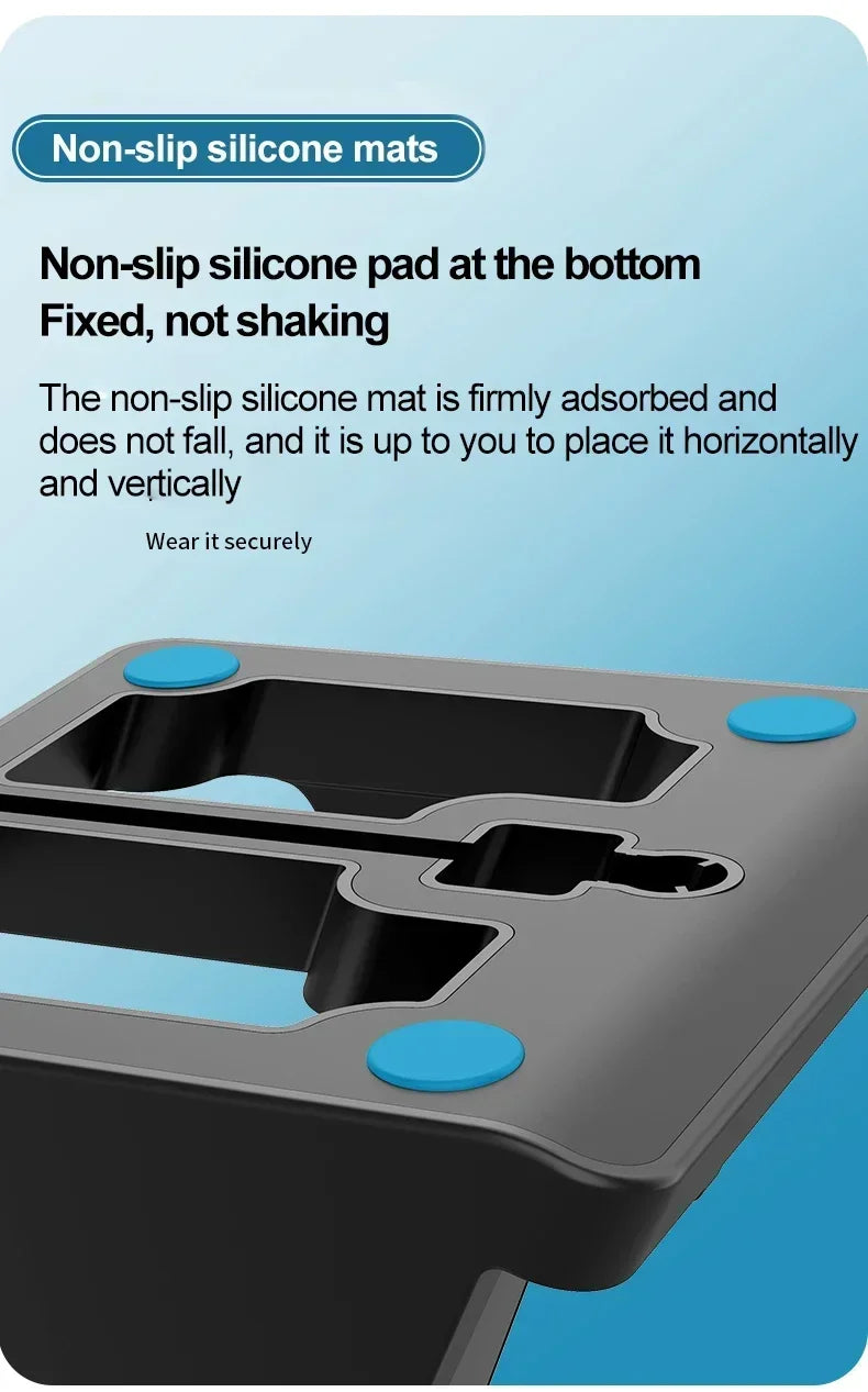 30W Wireless Charger Pad Stand Desktop Ultra-thin Mobile Phone For iPhone 15 14 13 12 Samsung Xiaomi Fast Charging Dock Station