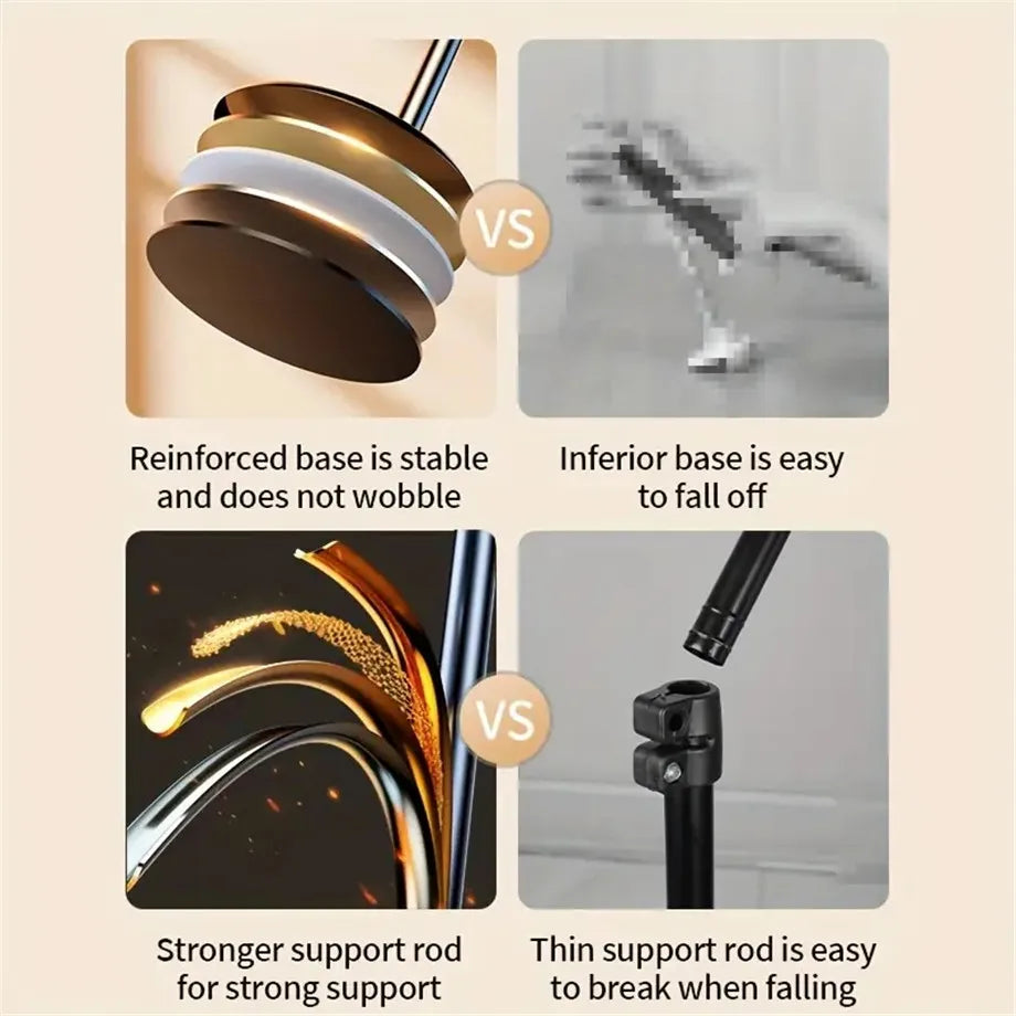 Multifunc Desktop Lazy Cell Phone Holder Tablet Live Broadcast Bracket Adjustable Extension Support Bracket Broadcast for Phone