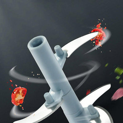 500/900ML Manual Meat & Vegetable Chopper – Multi-Purpose Garlic Press, Onion Cutter & Food Mincer