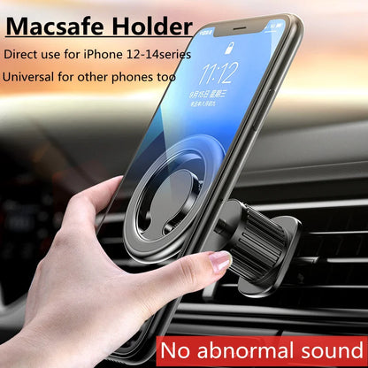 Magnetic Car Phone Holder Stand – Magsafe Compatible Dashboard & Air Vent Mount