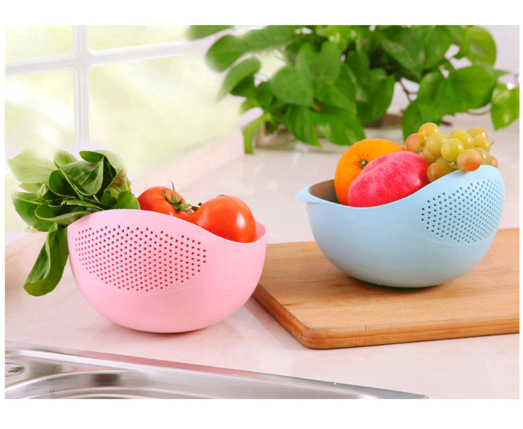 Rice Drainage Basket – Multi-Purpose Fruit & Vegetable Strainer