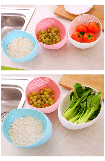 Rice Drainage Basket – Multi-Purpose Fruit & Vegetable Strainer