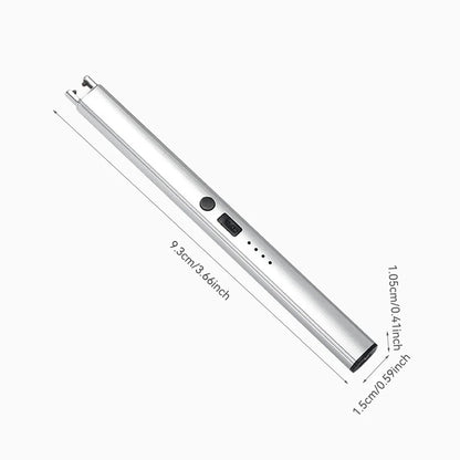 Electric Arc Ignition Windproof Plasma Lighter – USB Rechargeable Flameless Candle & BBQ Lighter