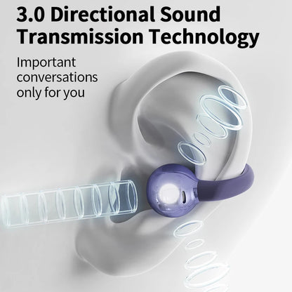 New Sport Earclip Wireless Headphone Bluetooth Earphone audífonos bluetooth inalámbrico Gaming LED Display for xiaomi huawei