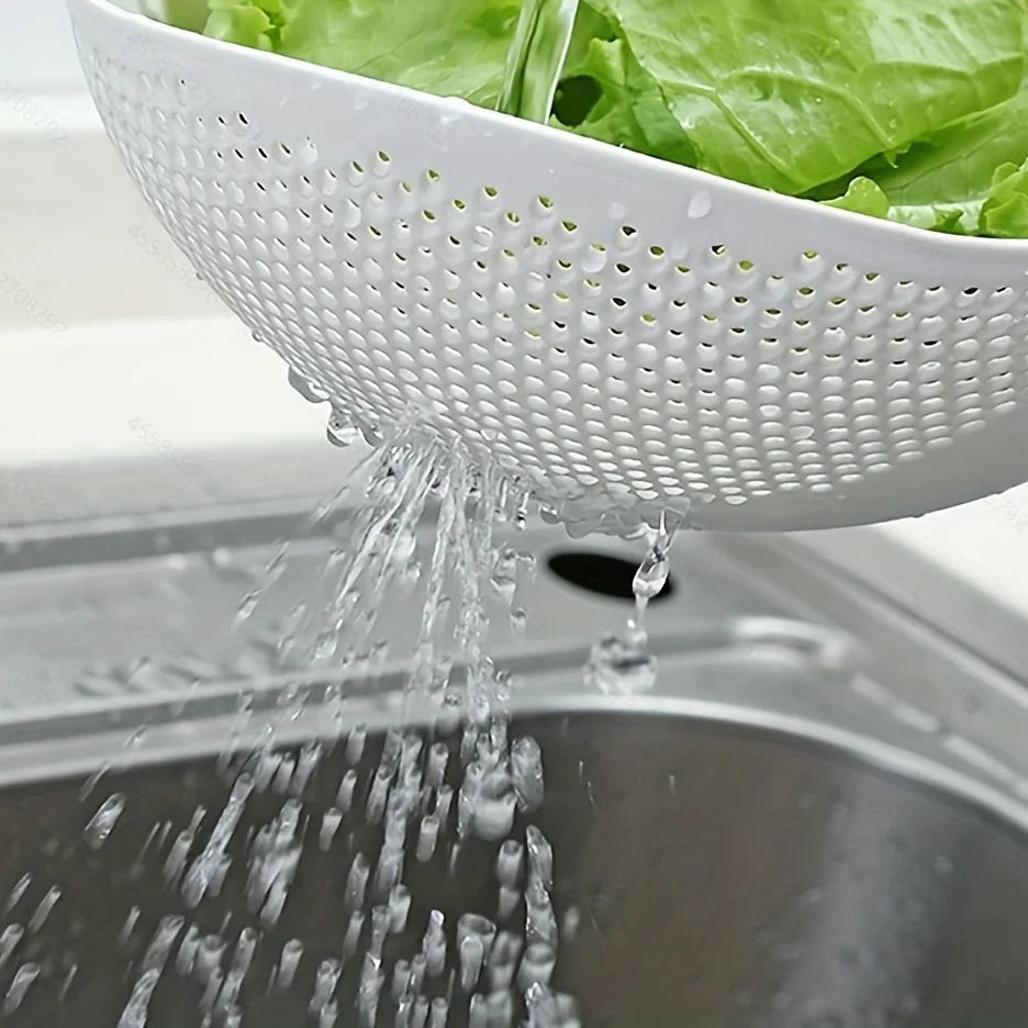 Rice Drainage Basket – Multi-Purpose Fruit & Vegetable Strainer