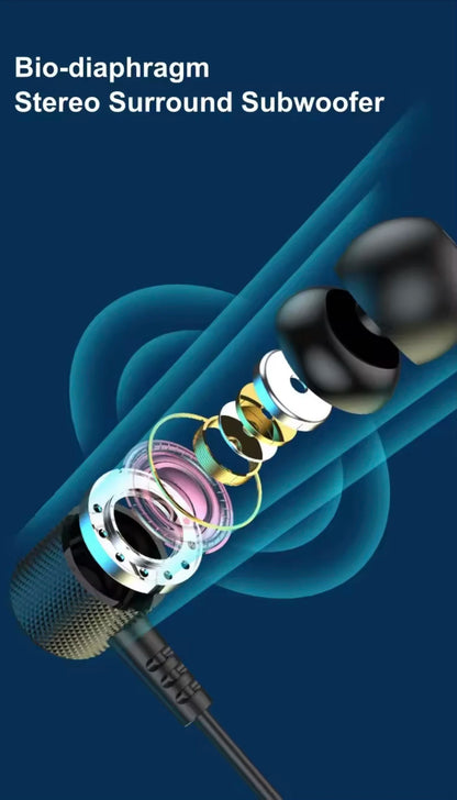 Wireless Bluetooth Neckband Earphones – Magnetic Sports Headset with LED Display