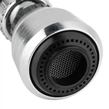 Kitchen Faucet Sprinkler Extender – Stainless Steel Rotating Splash-Proof Water-Saving Device