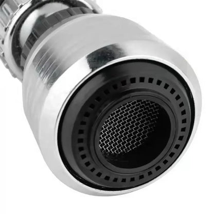 Kitchen Faucet Sprinkler Extender – Stainless Steel Rotating Splash-Proof Water-Saving Device