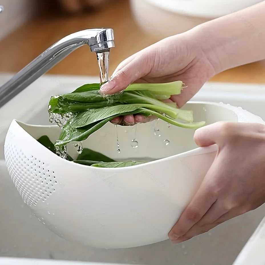 Rice Drainage Basket – Multi-Purpose Fruit & Vegetable Strainer
