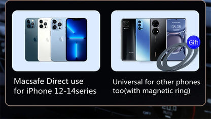 Magnetic Car Phone Holder Stand – Magsafe Compatible Dashboard & Air Vent Mount