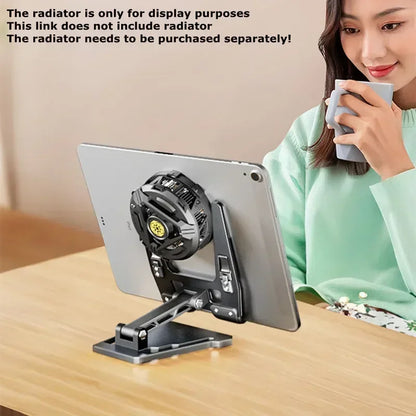 FZ01 Aluminum Alloy Foldable Adjustable Desktop Stand – Universal Phone & Tablet Holder