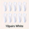 10pairs White