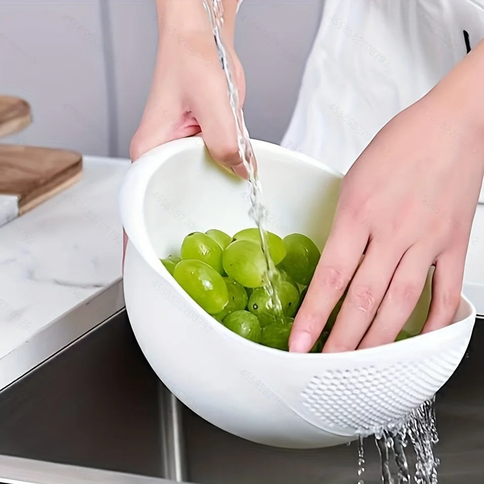 Rice Drainage Basket – Multi-Purpose Fruit & Vegetable Strainer